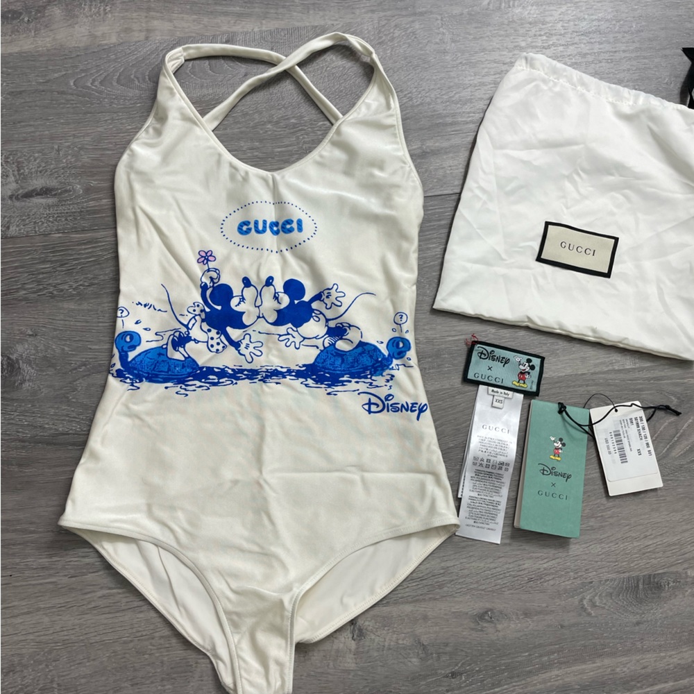 Gucci x Disney Mickey & minnie swimsuit